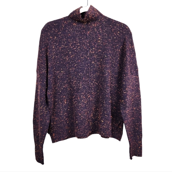 French Connection Faray Boucle Ribbed Mock Turtleneck Sweater Women's Size XS - Picture 1 of 5